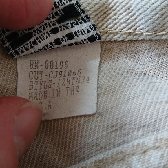 Vintage Calamity Jeans Tan High Waist Deadwood - Picture 6 of 6